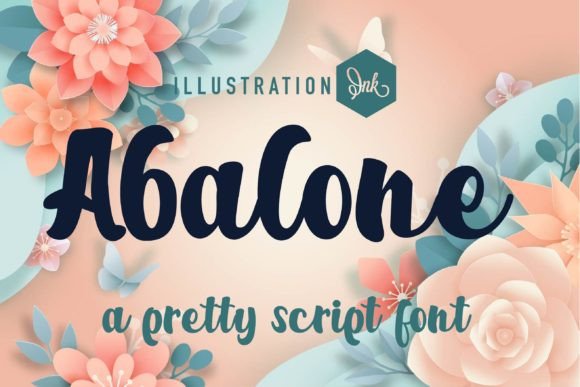 Abalone: A Retro Script Font for Bold Brand Identities
