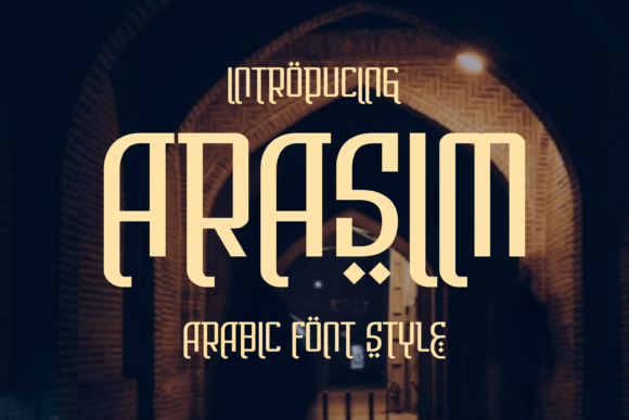 Arasim: A Premium Display Font for Editorial Design