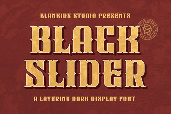 Black Slider: The Gothic Display Typeface That Elevates Dark Campaigns