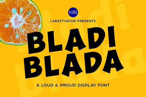 Bladiblada: A Modern Sans Serif Typeface for Bold Branding
