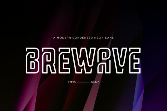 Brewave: The Neon Typeface That Powers High-Impact Campaigns