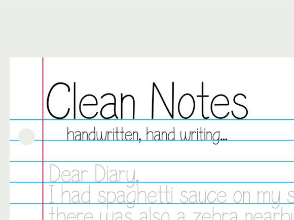 Clean Notes: The Perfect Script Handwritten Font for Campaign Visuals