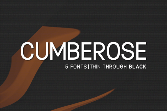 Cumberose: A Modern Sans Serif Typeface for Editorial Design