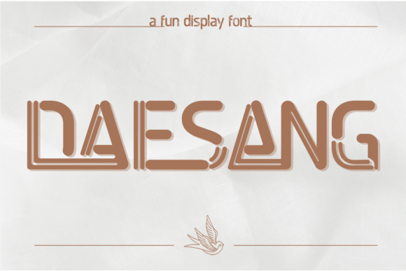 Daesang Space: The Futuristic Typeface for Modern Branding