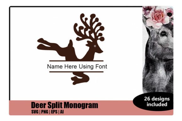 Deer Split Monogram: A Refined Display Typeface for Editorial Design