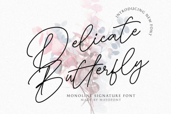 Delicate Butterfly: The Script Typeface That Transforms Small Business Branding