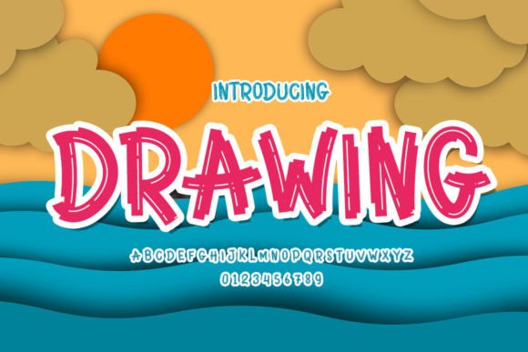Drawing Font Review: A Joyful Display Typeface for Modern Brands