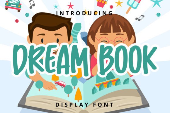 Dream Book: The Playful Display Font for Handmade Shop Labels