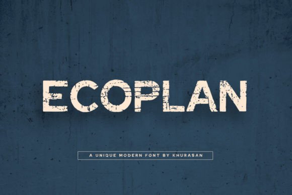 Ecoplan: The Modern Sans Serif Typeface for Bold Branding