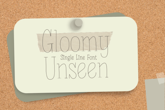 Gloomy Unseen: A Neat Script Handwritten Typeface for Digital Brands