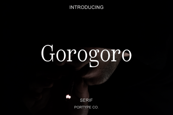 Gorogoro: A Playful Serif Typeface for Stand-Out Branding