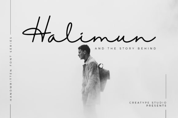 Halimun: The Modern Script Typeface for Elegant Brand Identity
