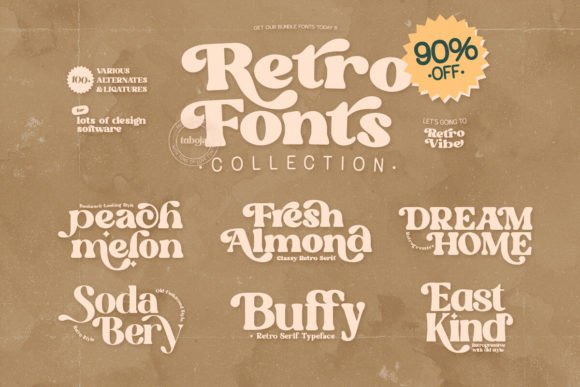 How Retro Fonts Collection Transforms Modern Brand Identity