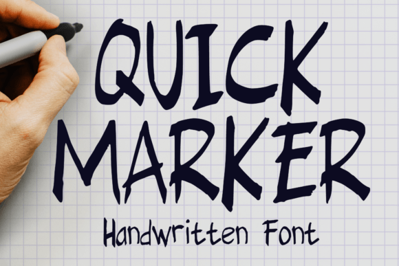 Quick Marker: The Perfect Handwritten Typeface for Your Next Project