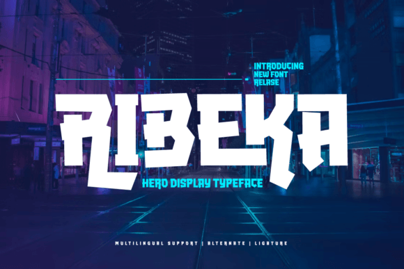 Ribeka: The Bold Display Typeface That Transforms Hero Sections
