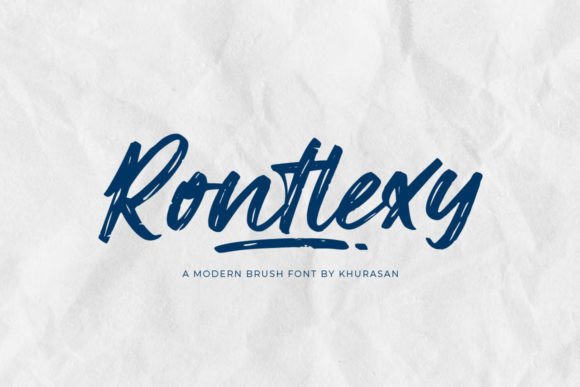 Rontlexy: A Modern Brush Font for Authentic Brand Identity