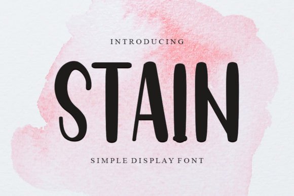 Stain: The Display Typeface That Elevates Your Brand Identity