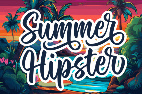 Summer Hipster: The Happy Handwritten Typeface for Bold Branding
