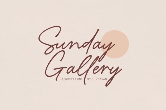 Sunday Gallery: The Perfect Script Handwritten Font for Your Crafts