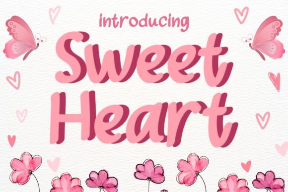Sweet Heart Font: The Perfect Script for Handmade Crafts