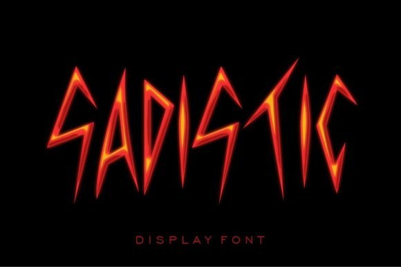Tf Sadistic: The Display Typeface for High-Impact Campaigns