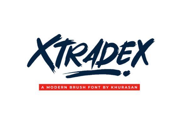 Xtradex: The Bold Brush Font That Elevates Small Business Branding